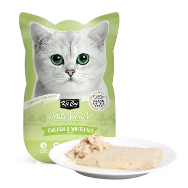 Kit Cat Petite Pouch 70g – Chicken & Whitefish (1 Box -24pcs)